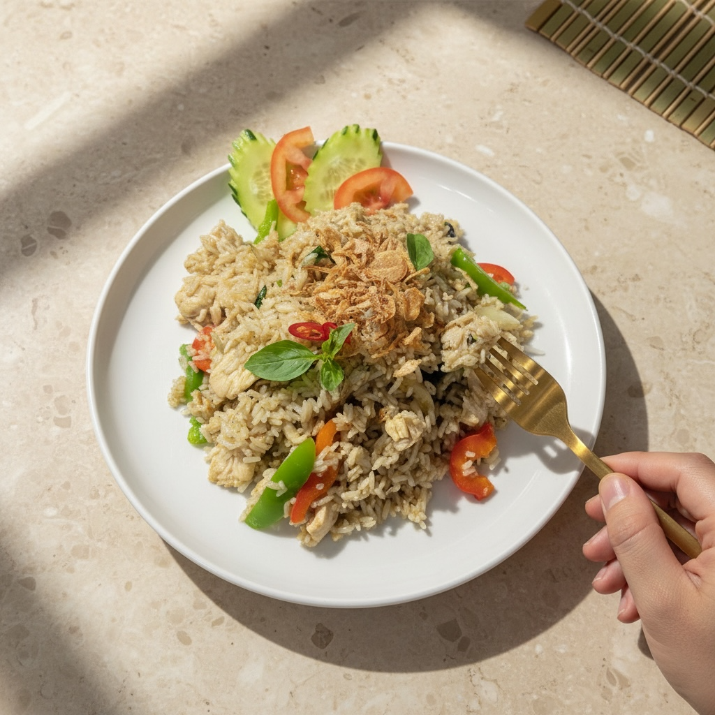 GREEN CURRY FRIED RICE