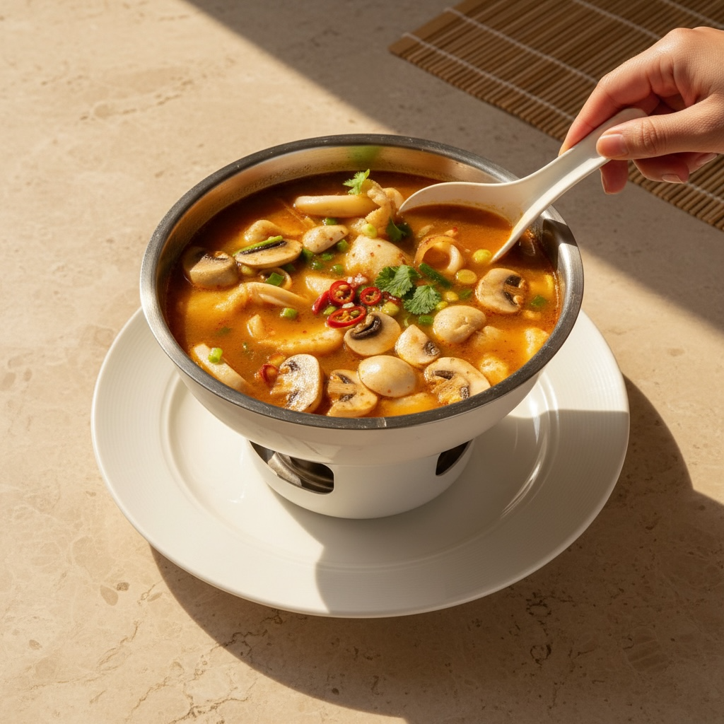 Tom Yum shrimp soup