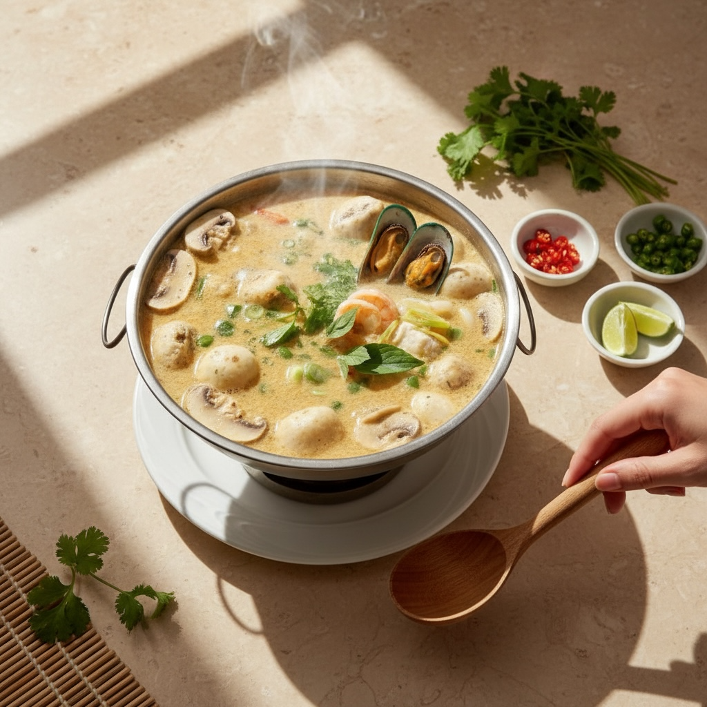 TOM KHA SEAFOOD SOUP