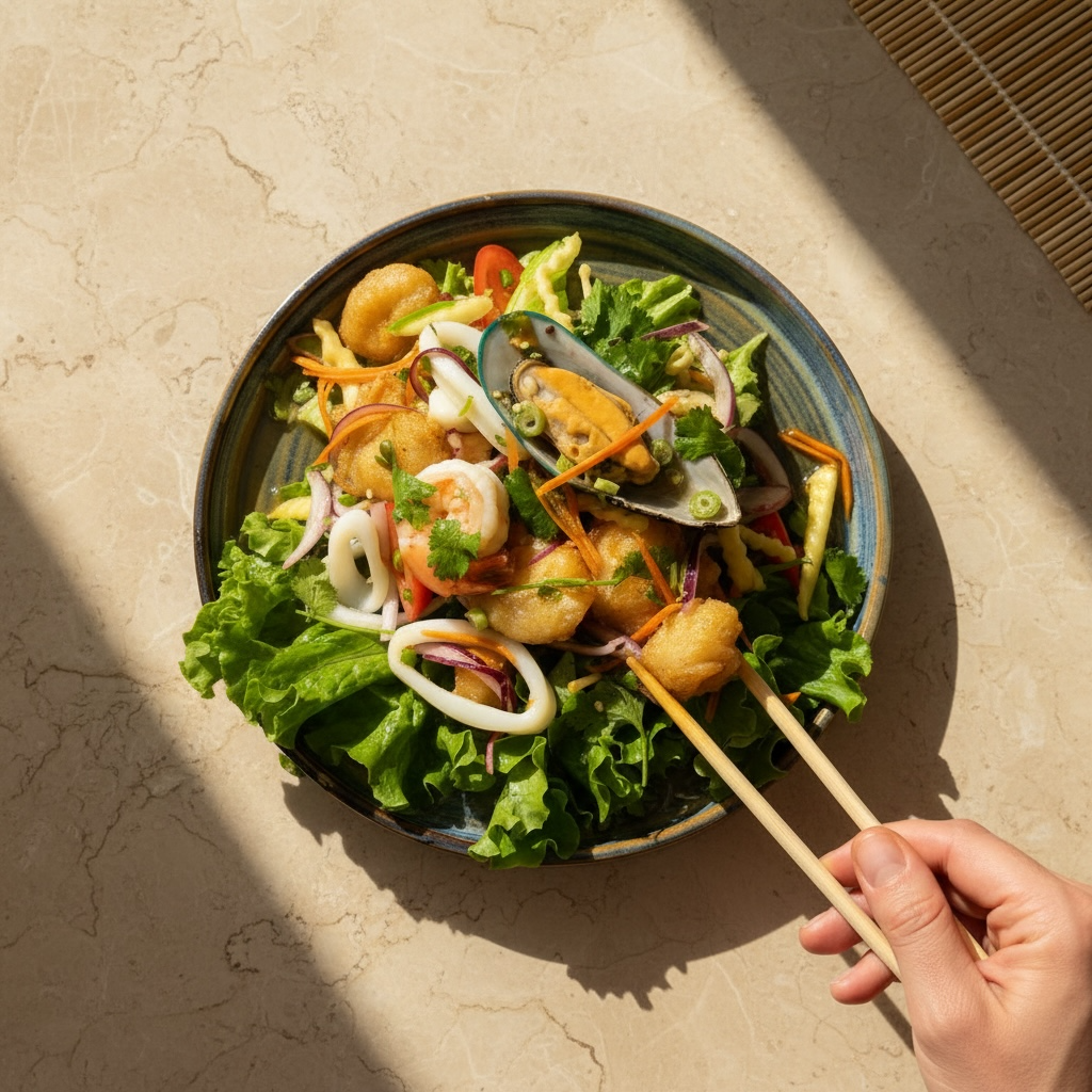 Thai seafood salad