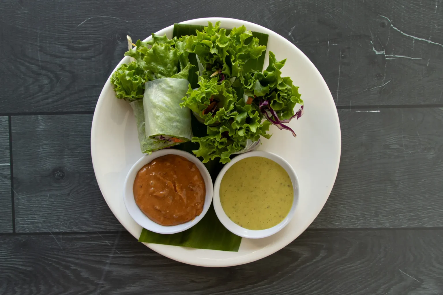 Fresh Thai spring rolls