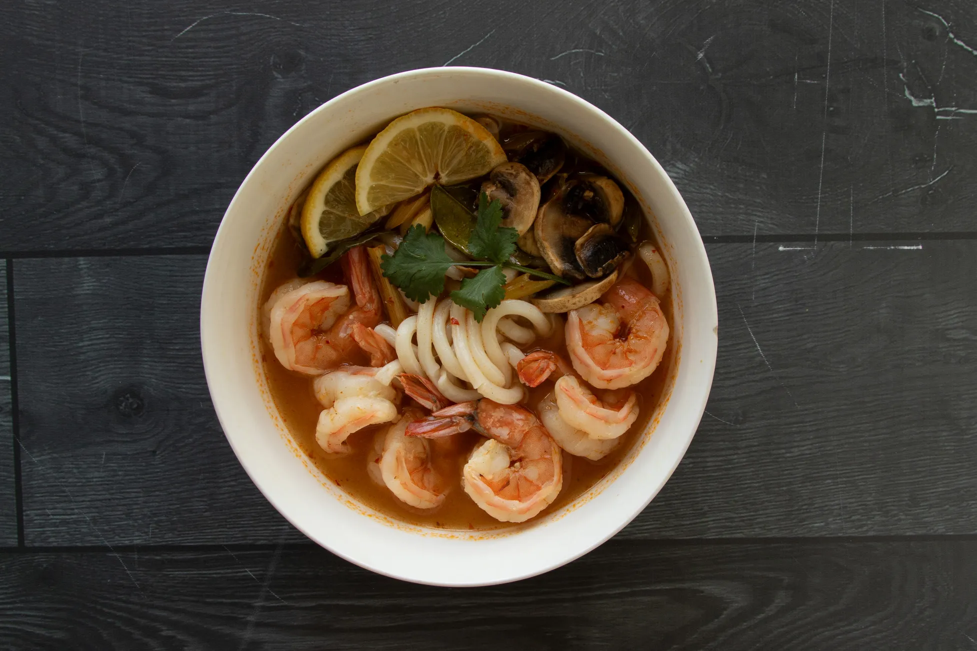 Tom Yum shrimp soup